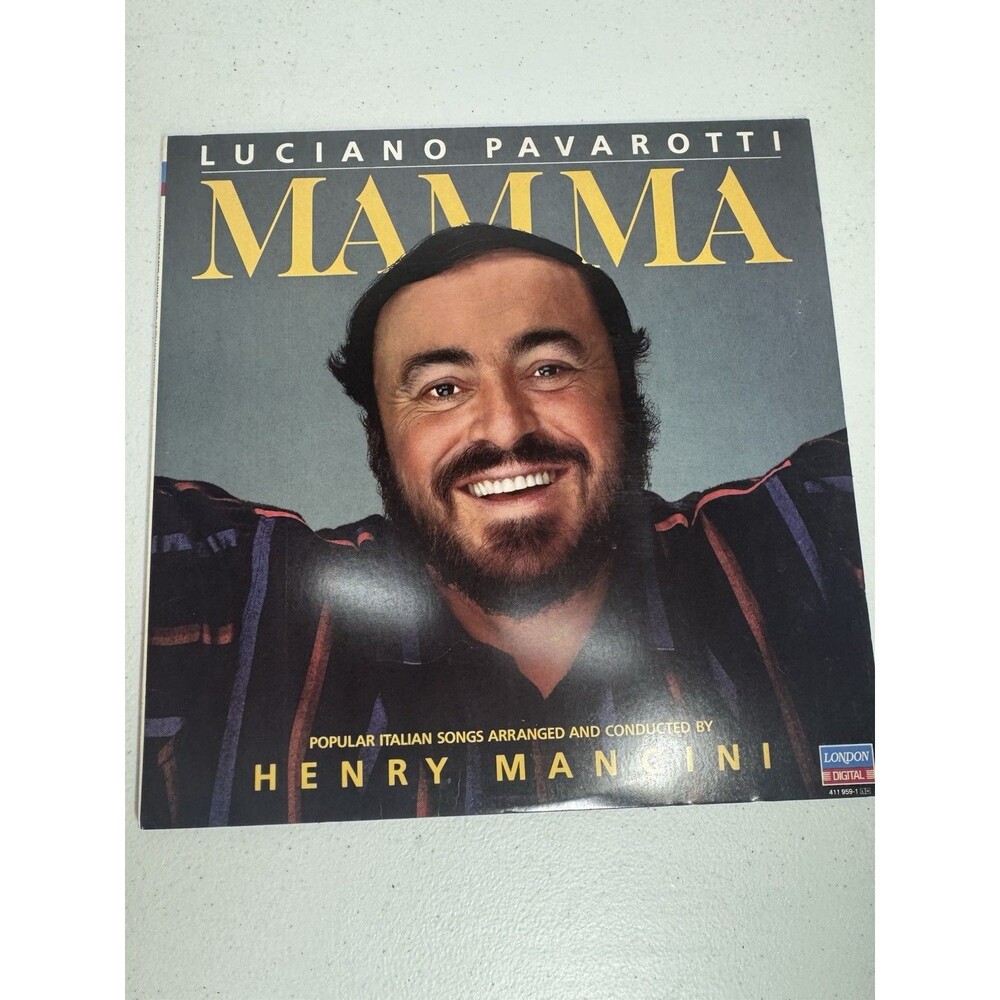Luciano Pavarotti Henry Mancini Mamma Vinyl Record 1984